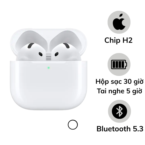 Tai nghe Apple AirPods 4 (Chủ Động Khử Tiếng Ồn)