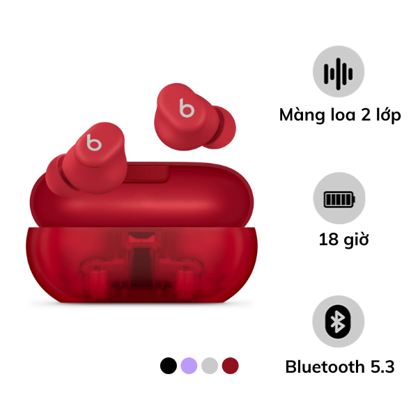 Tai nghe Bluetooth Beats Solo Buds - Chính hãng Apple Việt Nam