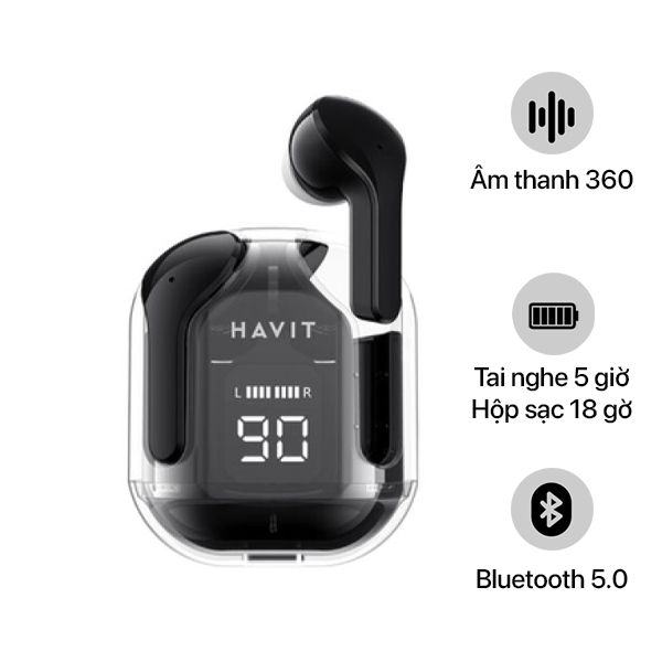 TW971BK - Tai nghe Bluetooth Havit TW971