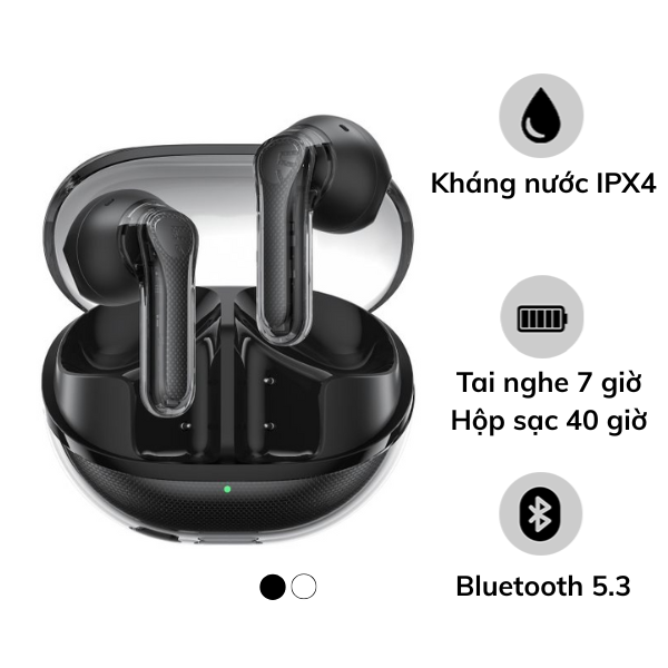Tai nghe Bluetooth SoundPEATS Clear-Pods