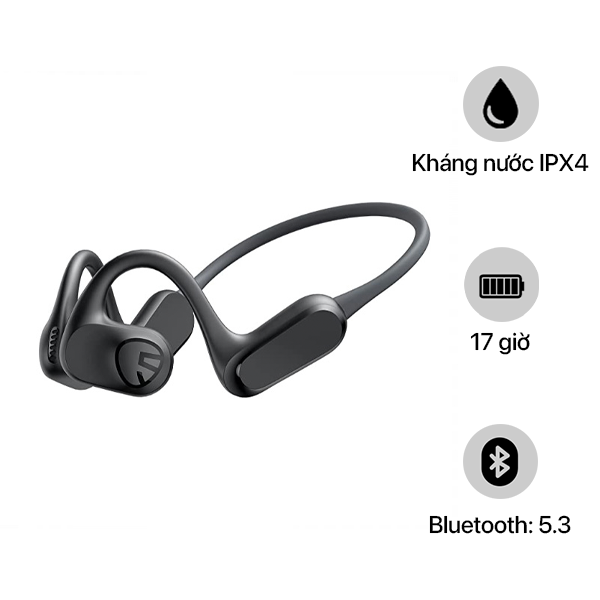 SPRUNFREEBK - Tai nghe Bluetooth thể thao SoundPEATS Runfree Lite