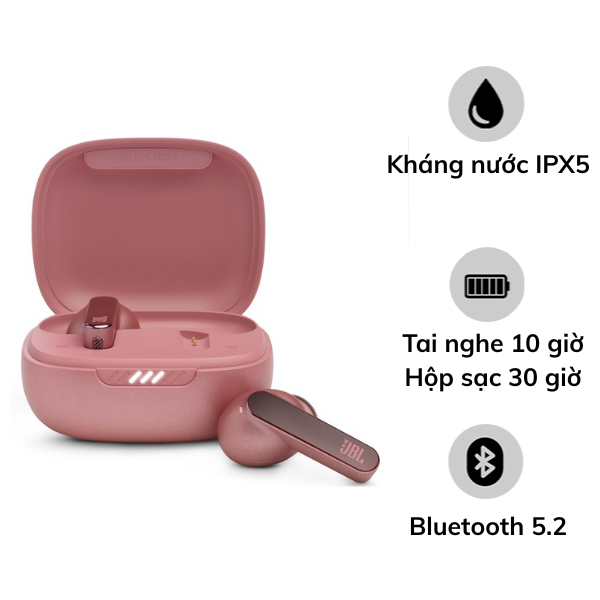 Tai nghe Bluetooth True Wireless JBL Live Pro 2