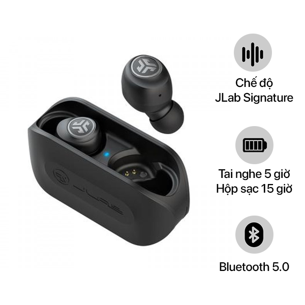 IAPEBGOAIRRBLK82 - Tai nghe Bluetooth True Wireless JLab GO Air