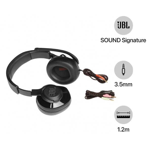 JBLQUANTUM200BLK - Tai nghe chụp tai JBL Quantum 200