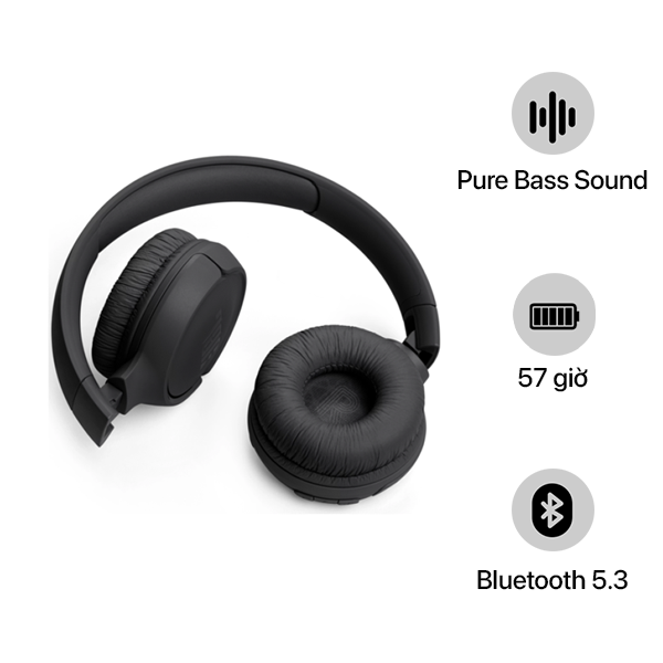 Tai nghe chụp tai JBL Tune 520BT Qua Sử Dụng