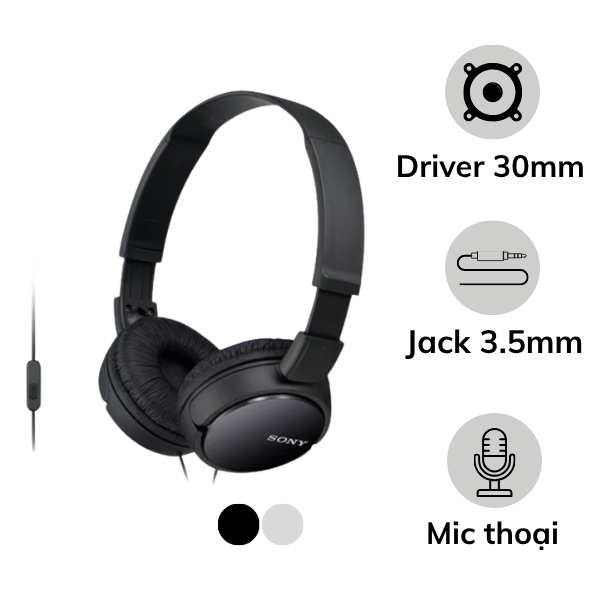 Tai nghe chụp tai Sony MDR-ZX110AP