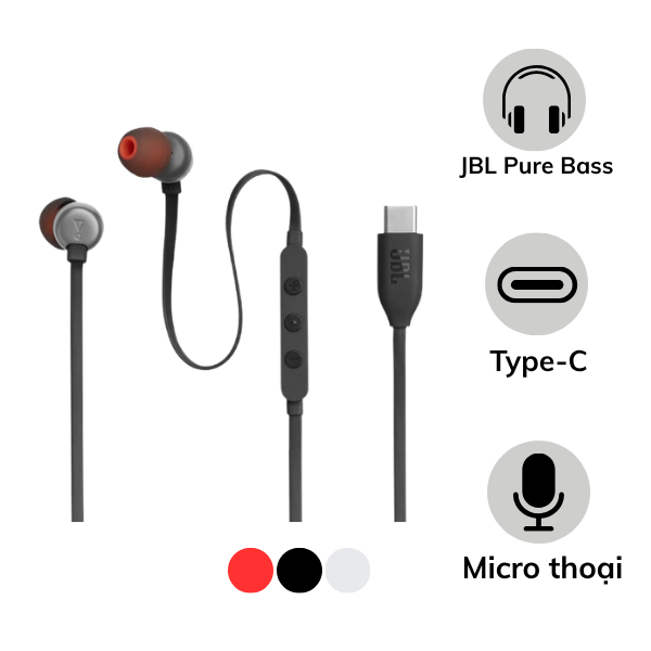 Tai nghe có dây JBL Tune 310C