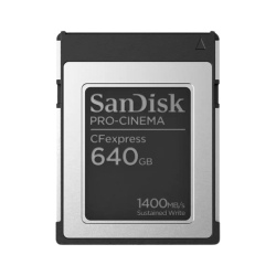 Thẻ nhớ CFexpress Type-B SanDisk Pro-Cinema 640GB upto 1700MB/s (SDCFEC-640G-GN4NN)