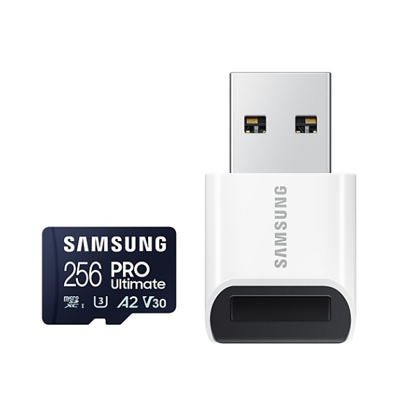 Thẻ nhớ MicroSD Samsung PRO Ultimate UHS-I 256GB kèm đầu đọc 3.0 upto 200MB s (MB-MY256SB WW)