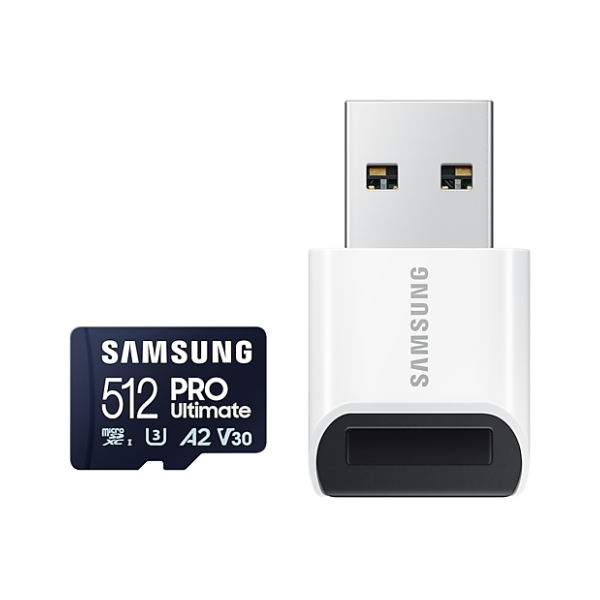Thẻ nhớ MicroSD Samsung PRO Ultimate UHS-I 512GB kèm đầu đọc 3.0 upto 200MB s (MB-MY512SB WW)