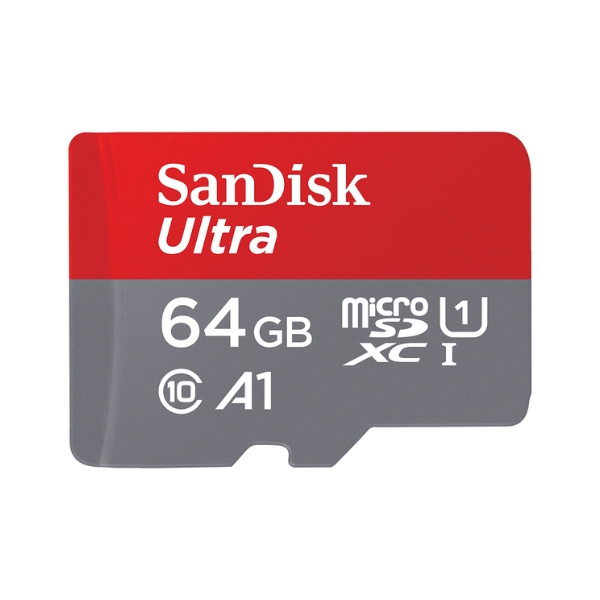 Thẻ nhớ MicroSDXC SanDisk Ultra 64GB A1 C10 U1 UHS-I 140MB s (SDSQUAB-064G-GN6MN)