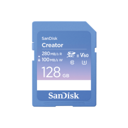 SDSDXEP-128G-GNCIS - Thẻ nhớ SDXC SanDisk Creator 128GB V60 U3 C10 UHS-II 280MB/s (SDSDXEP-128G-GNCIS)