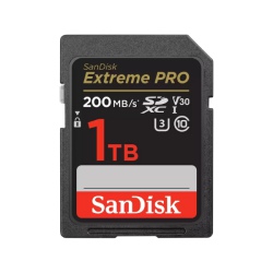 Thẻ nhớ SDXC Sandisk Extreme Pro 1TB V30 U3 C10 UHS-I 200MB/s (SDSDXXD-1T00-GN4IN)