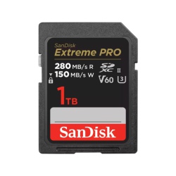Thẻ nhớ SDXC SanDisk Extreme Pro 1TB V60 U3 UHS-II upto 280MB/s (SDSDXEP-1T00-GN4IN)