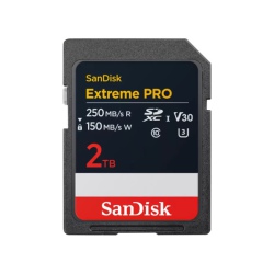 Thẻ nhớ SDXC SanDisk Extreme Pro 2TB V30 U3 UHS-I upto 250MB/s (SDSDXXD-2T00-GN4IN)