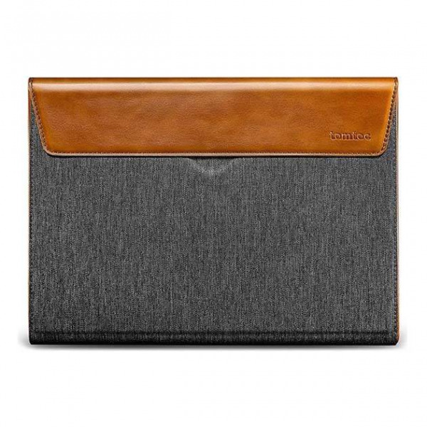 H15-E02Y - Túi chống sốc MacBook 15 inch Tomtoc Premium Leather