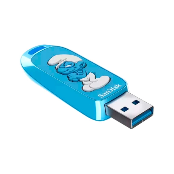 USB 3.2 Sandisk Brainy Smurf Edition Type-A SDCZIS 128GB 130MB s (SDCZIS-128G-G46)