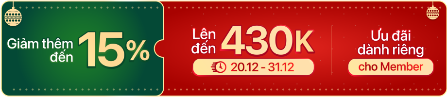 20.12 - 31.12 Ưu đãi giảm giá Âm thanh đến 430K