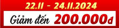 24 11 - Giảm đến 200k