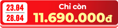 11.690.000 - 23.04-28.04 - iPad A16 Wifi 256GB - tất cả màu
