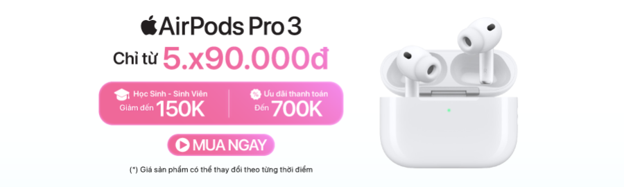 Apple Watch SE 3 ưu đãi thanh toán đến 700.000đ, HSSV giảm đến 150.000đ tại Minh Tuấn Mobile
