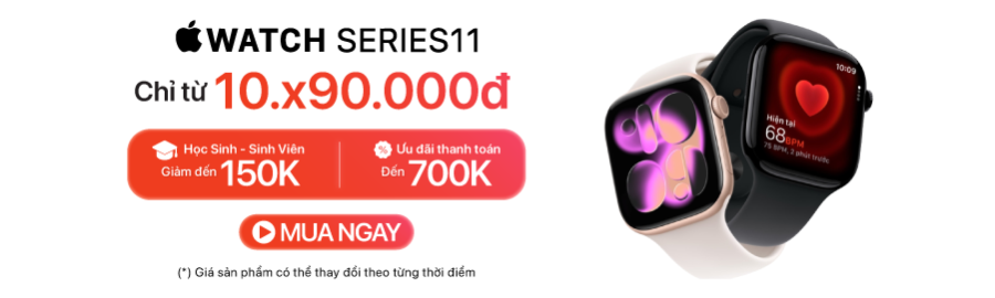 Apple Watch SE 3 ưu đãi thanh toán đến 700.000đ, HSSV giảm đến 150.000đ tại Minh Tuấn Mobile