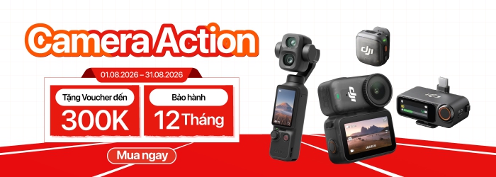 Chương trình giảm giá tháng 8 đến 500K cho camera hành động tại Minh Tuấn Mobile