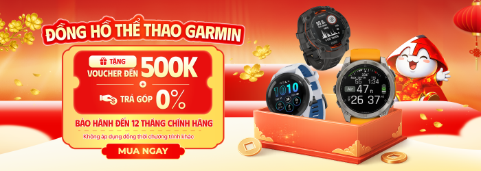 Chương trình ưu đãi sản phẩm Đồng hồ GARMIN chính hãng đến 500K