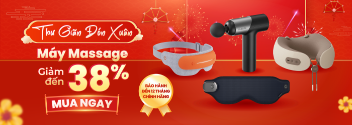 Chương trình ưu đãi giảm đến 38% cho máy massage