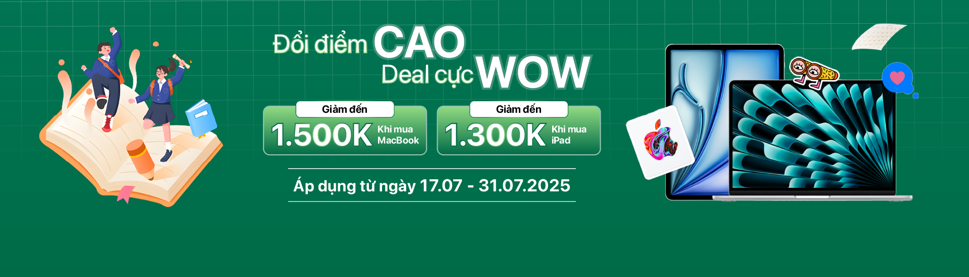 Đổi điểm cao - Deal cực wow