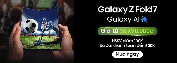 Galaxy Z Fold7 ưu đãi thanh toán đến 500.000 đồng tại Minh Tuấn Mobile