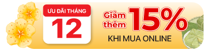 T12 - GIẢM 15% KHI MUA ONLINE