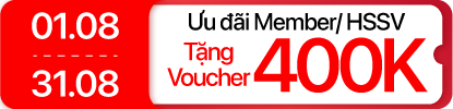 Tháng 8 - âm thanh giảm 400K
