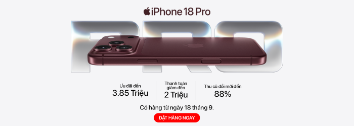 Điện thoại iPhone 18 Pro Chính Hãng, Đặt Hàng Ngay