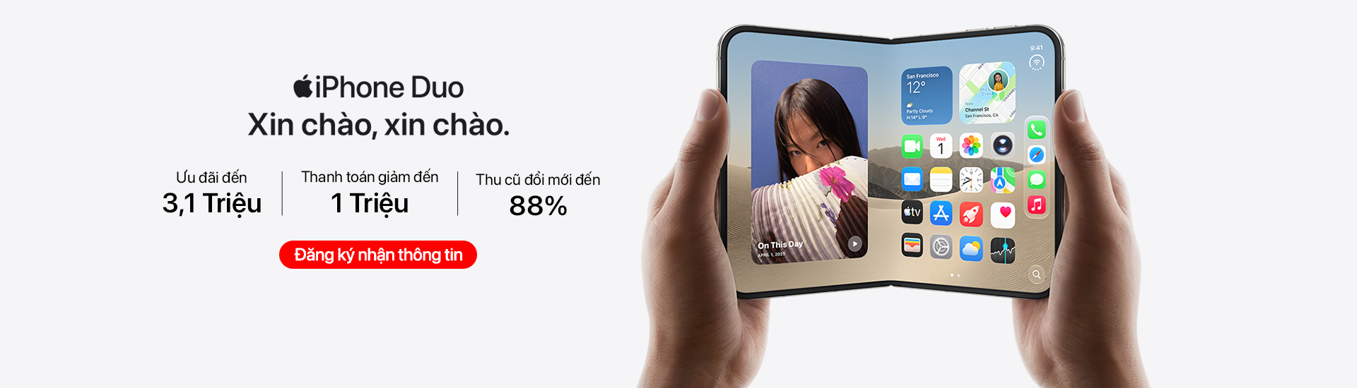 iPhone Duo mở bán 23/10 tại Minh Tuấn Mobile, ưu đãi đến 3,1 triệu