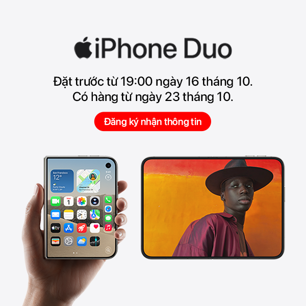 Đăng ký nhận thông tin iPhone Duo