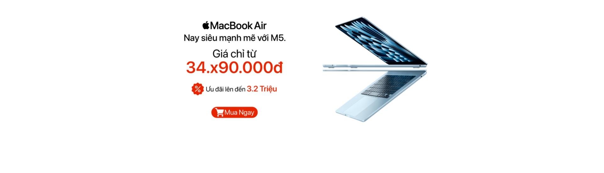 MacBook Air giá tốt, nhận ưu đãi đến 3,2 triệu đồng tại Minh Tuấn Mobile