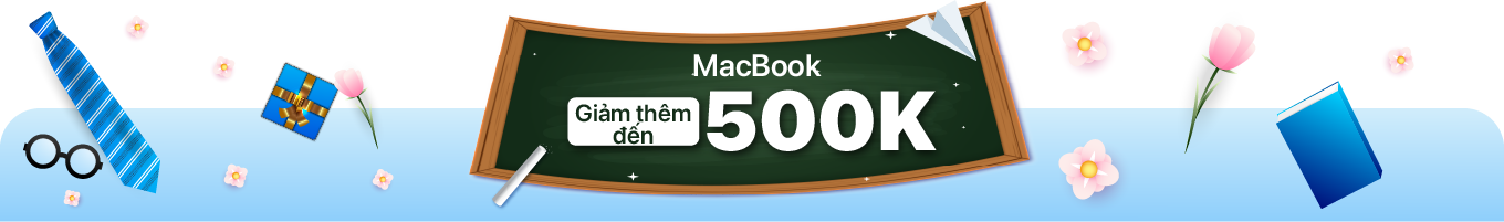 MacBook giảm thêm đến 500K