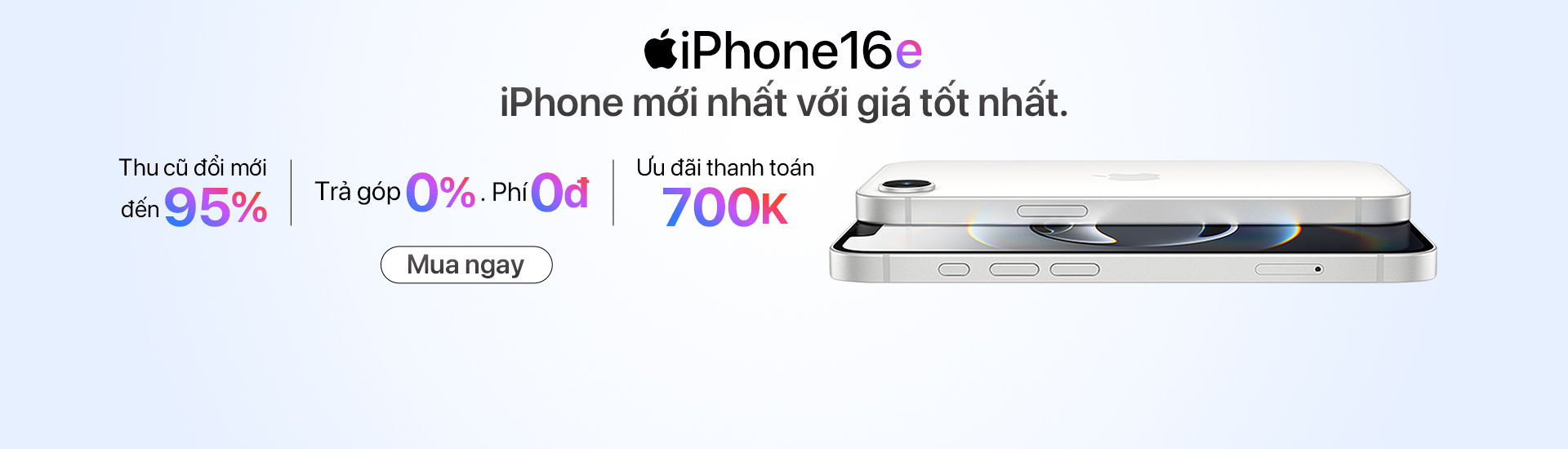 Mở bán iPhone 16e