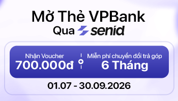 Mở thẻ VP Bank