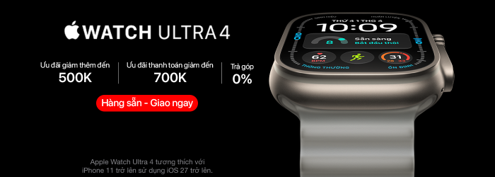 Mua ngay Apple Watch Ultra 4 tại Minh Tuấn Mobile với ưu đãi đến 700K