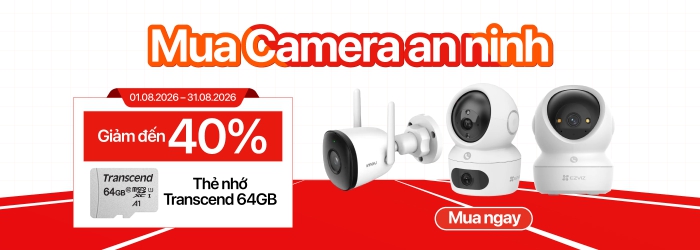 Mua thẻ nhớ kèm camera giảm đến 40% tại Minh Tuấn Mobile