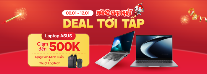 Mừng sinh nhật Q8, Laptop giảm đến 500K