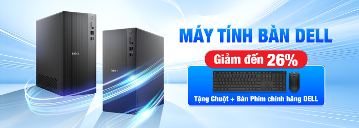 Tặng chuột + bàn phím