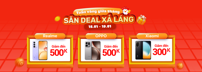 Săn deal điện thoại Android giá tốt tại Minh Tuấn Mobile