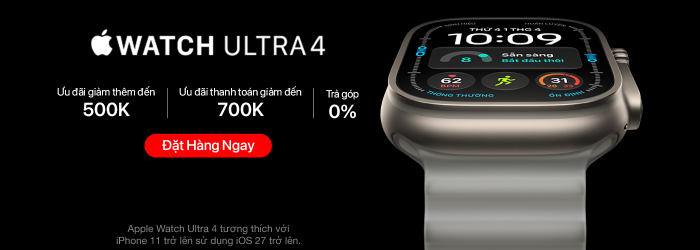 Đặt hàng siêu phẩm Apple Watch Ultra 4 tại Minh Tuấn Mobile với ưu đãi đến 700K