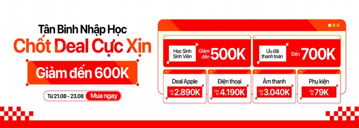 Tân binh nhập cuộc - Sắm iPhone 17, OPPO, Xiaomi giảm giá sốc