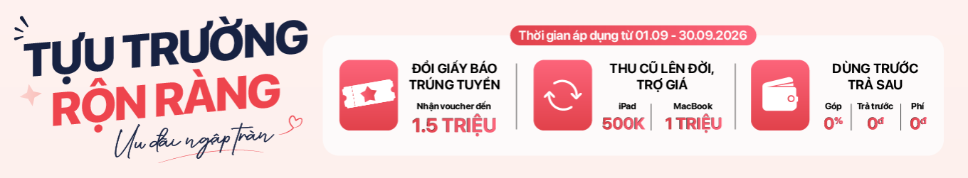 Ưu Đãi Tân Sinh Viên