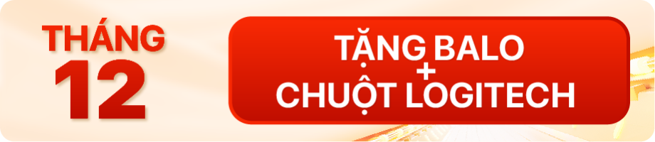 Tháng 12: PC tặng chuột + balo