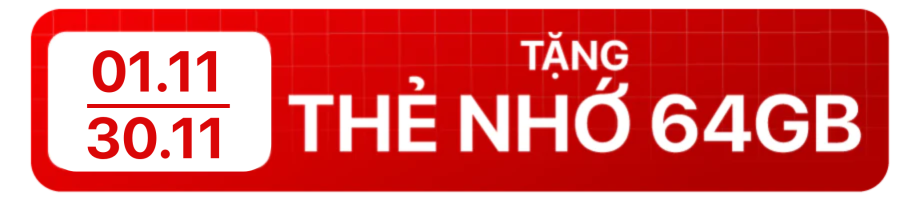 30.11: tặng Thẻ Nhớ Micro SD 64GB - Camera EZVIZ